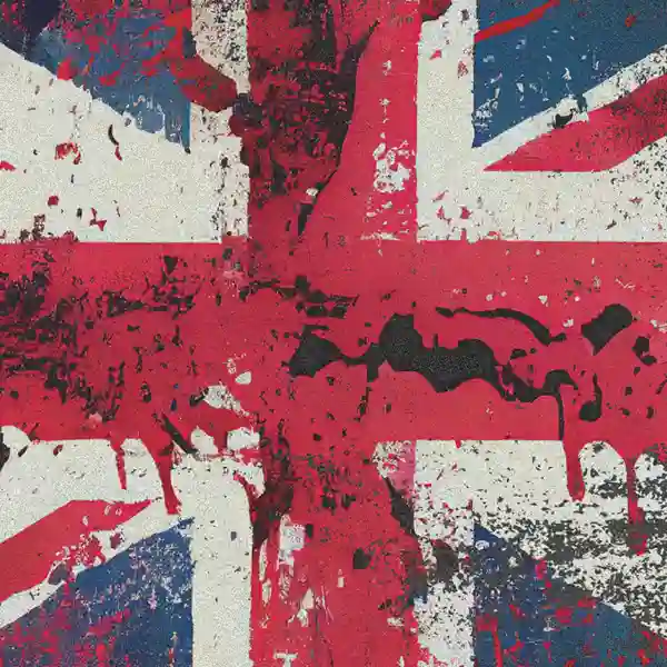 paint splashed union jack