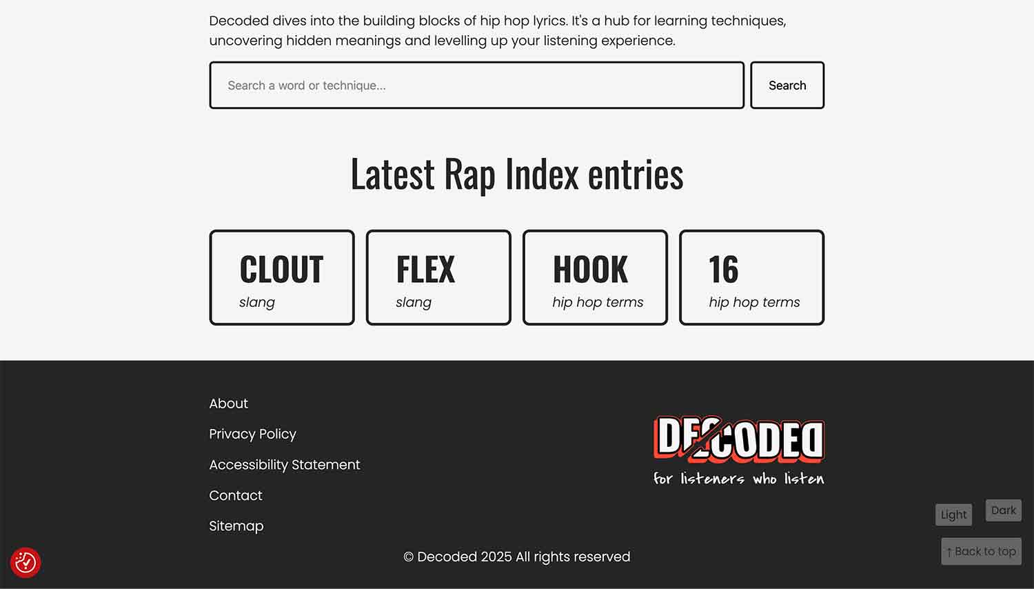 screenshot of the webpage output of the query run by PHP